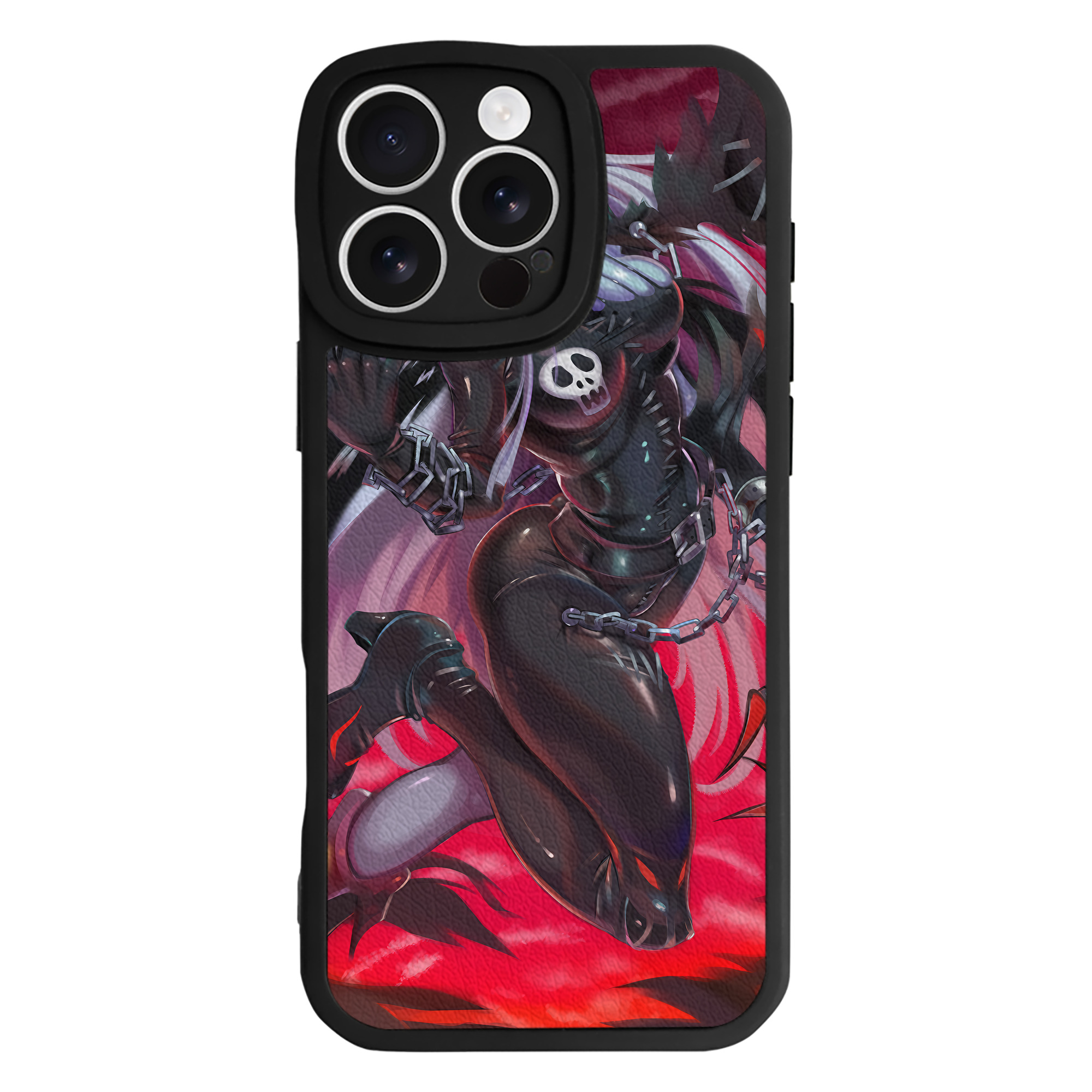 （画像用） Digimon デジタルモンスター/デジモン 【iPhone 16シリーズ対応】シリコンスマホケース（レザー調） 材質：シリコン